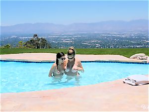 Shyla Jennings and Ryan Ryans after pool cooch soiree